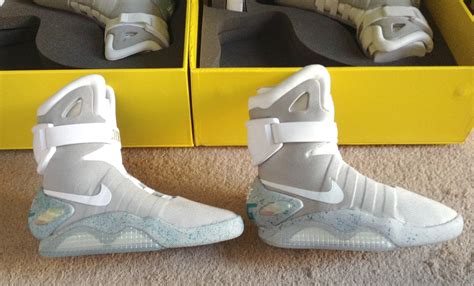 nike air mag fake vs real|authentic nike air mags.